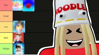 I ranked Roblox Youtubers Songs [upl. by Acinorej]