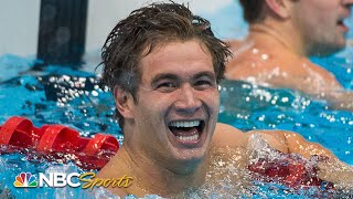 Nathan Adrian wins gold by 01 in classic London 100m freestyle final  NBC Sports [upl. by Stoddard163]