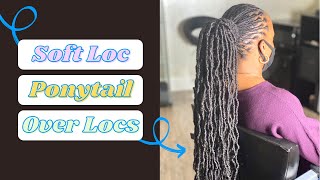 ATTACHING HANDMADE PERMANENT LOCS EXTENSIONS  HOW I DO IT part 2 [upl. by Aleb]