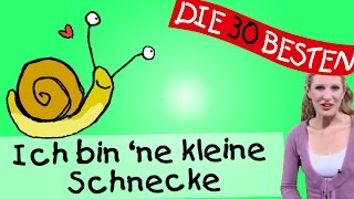 Ich bin ne kleine Schnecke  Anleitung zum Bewegen  Kinderlieder [upl. by Leirraj]