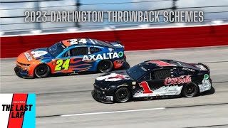 2023 Darlington Throwback Paint Schemes  The Last Lap [upl. by Ayr]