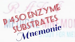 P 450 Enzyme Substrates  Medical Mnemonic 72 [upl. by Chansoo805]