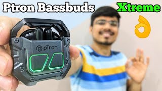 PTron Bassbuds Xtreme Earbuds  PTron Bassbuds Xtreme Review  13mm Drivers BT 53 Gaming Mode ipx4 [upl. by Yzzo]