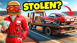 I Became a Tow Truck Driver that Sells STOLEN Cars in Used Cars Simulator [upl. by Erehs]