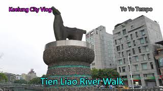 Tien Liao River Walk  Keelung City Vlog [upl. by Ahsila]