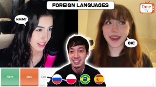 Pinoy Polyglot Surprises Native Speakers on OmeTv [upl. by Telford]