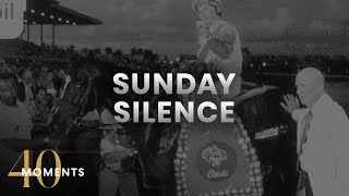 40 Moments 8 Sunday Silence Bests Easy Goer in Horse of the Year Showdown [upl. by Llerrud]