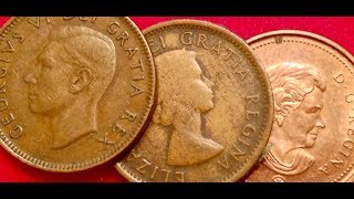 Canadian Pennies To Look For 19472008 [upl. by Gievlos920]