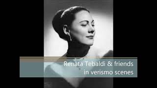 Renata Tebaldi amp friends in verismo scenes and duets [upl. by Enajaras]