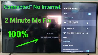 How To Fix All Wi Fi Problem Smart Tv  Connected no internet on tv  WiFi Nahi chal raha hai tv me [upl. by Audwin257]