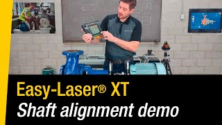 EasyLaser XT Shaft Alignment Demonstration [upl. by Tizes]