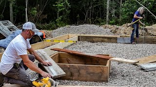 Building Our Own HIGH EFFICIENCY House  What is ICF and Starting Footings [upl. by Aihsotal]