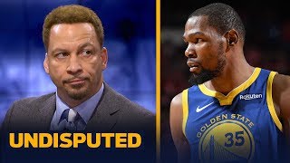 Chris Broussard on KD calling him out on Twitter I have no problem with it  NBA  UNDISPUTED [upl. by Enida459]