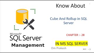 Cube And Rollup in SQL Server [upl. by Vinia]