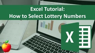 Excel Tutorial How to Select Lottery Numbers [upl. by Illoh]