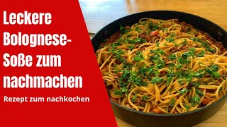 Leckere BologneseSoße zum nachmachen [upl. by Teplica]