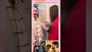 Hania amir in Canada 🇨🇦 iqroskii haniaaamir haniaaamir hania pakistaniactres canadalife [upl. by Tnomal]