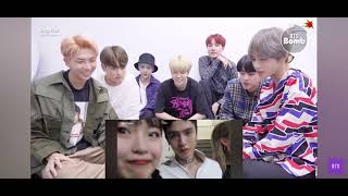 Bts reaction to now united hina and Krystina [upl. by Elleuqram725]