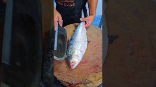 Hilsa fish cutting skills trending bigfish youtube viralvideo food shorts fishcuting bigfish [upl. by Falconer565]