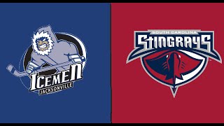 Jacksonville Icemen v South Carolina Stingrays [upl. by Airpac2]