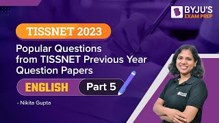 TISSNET 2023  Popular Questions from TISSNET Previous Year Papers  English  Part5  BYJUS CAT [upl. by Annavas457]