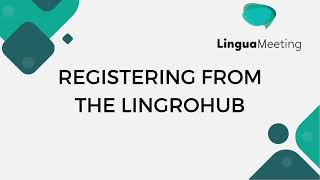 Registering from The LingroHub [upl. by Yesnek]