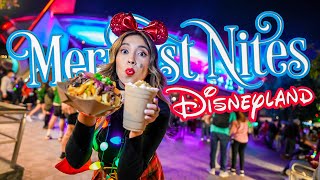 Disneylands Sold Out Event MERRIEST NITES Begins With Tasty Holiday Foods And Treats 2021 [upl. by Jarvey]