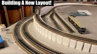 Im Building a New HO Train Layout  Model Railroading [upl. by Eittah757]