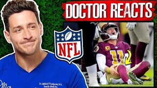 Doctor Reacts To Devastating NFL Injuries [upl. by Dis]