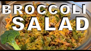 How to make Delicious Broccoli Salad Quick N Simple [upl. by Eimmaj]