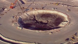 Sinkhole swallows 215 million gallons of radioactive water [upl. by Gellman]