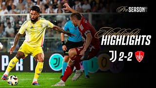 HIGHLIGHTS  JUVENTUS 22 BREST  Preseason Friendly [upl. by Latsyc]