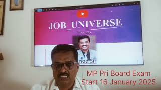 MPBOARD KE PRI BOARD EXAM 2025 UPDATE JobUniverse education bhopalinfo motivation mpnews [upl. by Flieger]