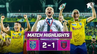 Match Highlights  Kerala Blasters FC 21 Odisha FC  MW 5  ISL 202324 [upl. by Nnylyt]