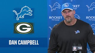 Dan Campbell postgame media availability  2023 Week 12 Lions vs Packers [upl. by Adnil]