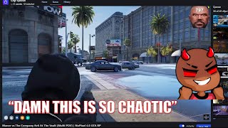 Client Reacts To Company Diss Track By SK Manor Vs Company 6v6 And More  Nopixel 40 [upl. by Annairb]