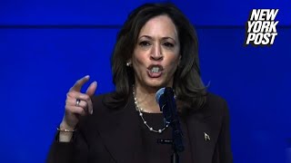 Kamala Harris mocked for unveiling ‘new accent’ at Philadelphia event [upl. by Scott]