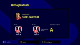 eFootball 2023  Gioco contro il 3° al mondo  vs SimplyWhyNot  Divisioni online [upl. by Calisa]