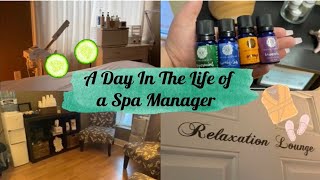 WORK WITH ME A DAY IN THE LIFE OF A SPA MANAGER [upl. by Anaerdna852]