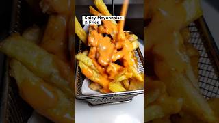 Fries and Spicy Mayonnaise🍟 food asmr asmrcooking spicymayo mayonnaise spicyfries [upl. by Sarazen]