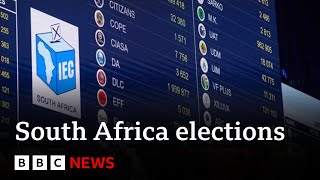 South Africa ANC vote collapses in historic election  BBC News [upl. by Auka]