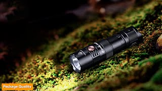 Fenix PD25R 800 Lumen Rechargeable EDC Pocket Flashlight Review [upl. by Ainirtac]