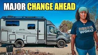 We had to make a change living in my camper van  RV LIFE [upl. by Nylhsa]