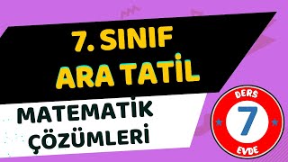 7 SINIF NİSAN ARA TATİL ÇÖZÜMLERİ [upl. by Howey]