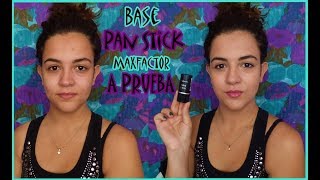 Base MAXFACTOR pan Stick A PRUEBA TodoPorUnSueño [upl. by Ahsauqal]