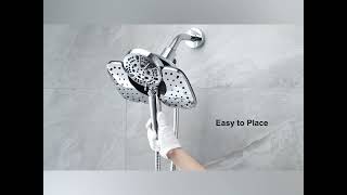 Shower Heads with Handheld Spray Combo 72quot Rain Shower Head amp Handheld Shower Head 2IN1 [upl. by Naot650]