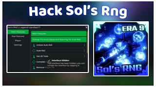 Cách Hack Sols Rng Trên Điện Thoại Esp Item  Script Hack Sol Rng Era 9 [upl. by Ane]