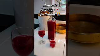 Homemade Grape wine in just 21days 🍇🍷shorts youtubeshorts grapewine wine recipe fyp food [upl. by Imar]