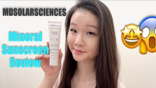 MDSolarsciences Mineral Sunscreen Review  Creme SPF 50 [upl. by Renaldo]