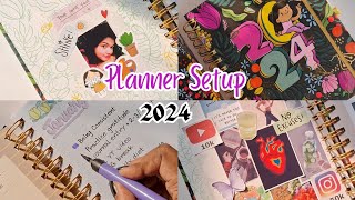 PLANNER SETUP WITH ME❤️  PLANNER SETUP 2024  ALICIA SOUZA PLANNER 2024 SETUP [upl. by Drofkcor130]